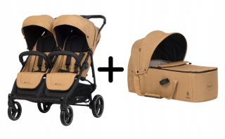 Euro-Cart kočík pre dvojičky Detský kočík pre dvojičky Euro-kočík Doblo Euro-kočík + LEHKÁ MÄKKÁ GONDOLOVÁ VLOŽKA DO KOČÍKU EUROCART DOBLO CAMEL