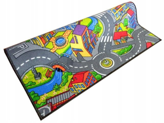 Koberec do detskej izby - Koberec 160x220 1,6x2.2 Detské koberce Streets Wieś
