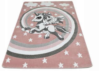Koberec do detskej izby - Koberec Petit Pony pony ružová 180x270