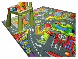 Koberec do detskej izby - Koberec pre chlapcov darček Building Blocks 120x170