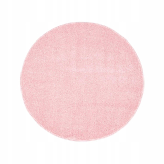 Koberec do detskej izby - Koberec pre dieťa Round 120 Módne Soft Pink