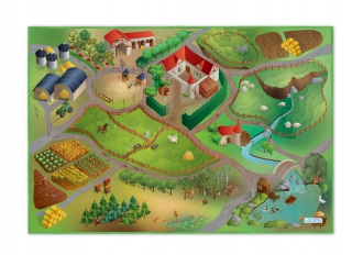 Koberec do detskej izby - Koberec pre deti Mata Farm 72x112