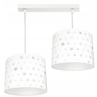 Luster do detskej izby - Detská lampa visí biele hviezdy 2