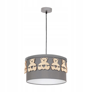 Luster do detskej izby - Detská lampa visí medvedík Drevo
