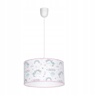 Luster do detskej izby - Detské závesné lampy Unicorn Multikolor E27