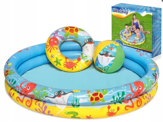 Detský bazén Ball Koleso bestway 122 cm