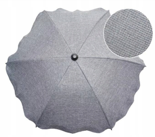Bomix dáždnik na kočík, 64 cm, sivý