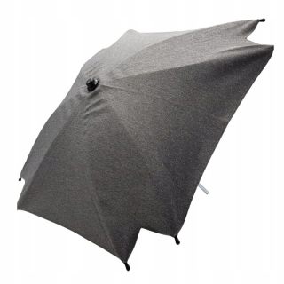 Dáždnik na kočík Roan, 50 cm, sivý