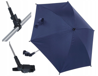 Titánový detský dáždnik na kočík, 70 cm, viacfarebný