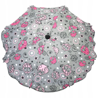 EDISA 65 cm viacfarebný dáždnik na kočík