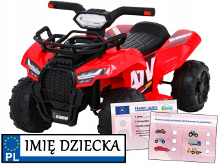 Štvorkolka Ramiz PA.JS320.CR červená