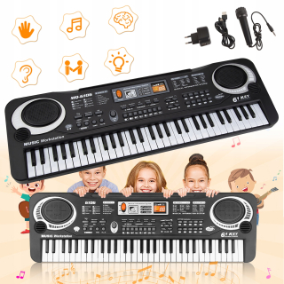 ELEKTRONICKÁ KLÁVESNICA PIANO PRE DETI, PRENOSNÁ KLÁVESNICA PIANO