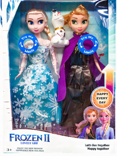 Bábika Frozen Elsa - Elsa a Anna spev Frozen bábika 30 cm 2 ks