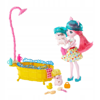 Bábika - Enchantimals Doll Pig Péťa Pig Bath GJX35