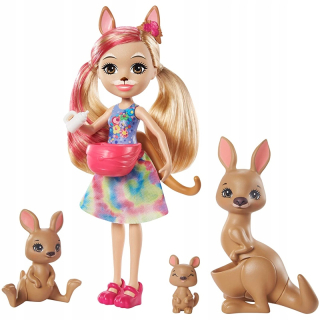 Bábika - Enchantimals bábika Kamilla s Kangaroo