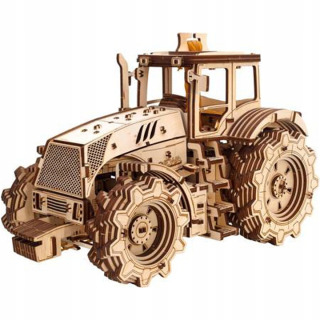 3D Ewa Eco-Wood-Art Mechanical Traktor Puzzle