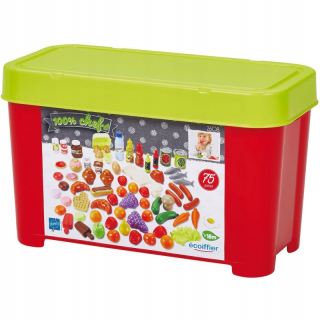 Detská kuchynka - Ecoiffier Food Products Set 75