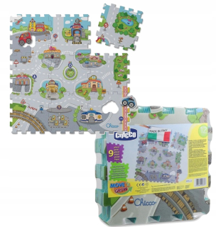 Vzdelávacia podložka pre deti - Vzdelávacie Foam Mat Chicco Puzzle City