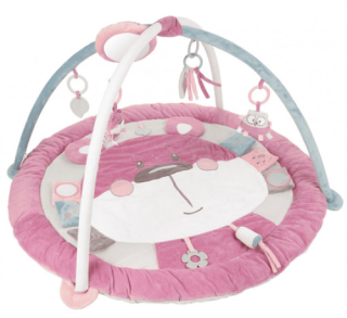Vzdelávacia podložka pre deti - Vzdelávacie Mat Fun Pastelové priatelia, Pink