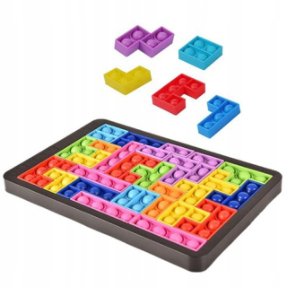 POP IT - Vzdelávacie hračka dekompresie tetris