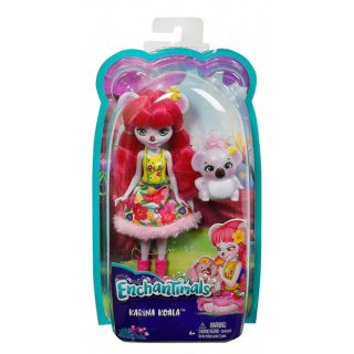 Rozprávková postavička - Enchantimals Doll Karina + Koala Fnh24 Mattel