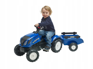 Falk 3080AB New Holland detský traktor, modrý