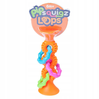 Zvukova hračka - Fat Brain Hračky Rattle s prísavkou Pipsquigz