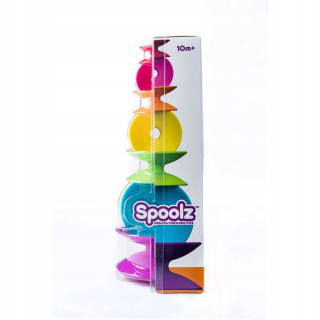 FAT BRAIN TOYS Tower Spoolz Cievky Kladenie 7 EL