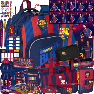 Školský batoh - FC BARCELONA BATOŽNÍK TORNISTER SET PLAKÁTOVÝ SET