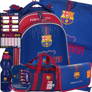 Aktovka, školská taška - FC Barcelona školská taška FC-220 Set 8el.