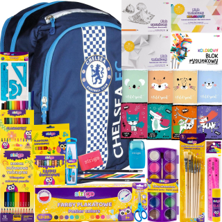 Školský batoh - FC Chelsea Backpack School Schoolback CH-05