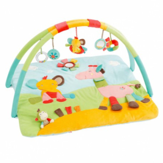 Vzdelávacia podložka pre deti - Fehn Vzdelávacie mat Safari 80 x 85 cm