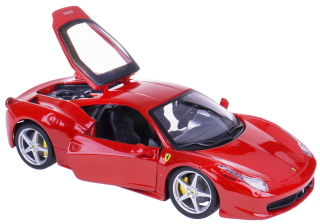 Autíčko pre deti - Ferrari 458 Italia Kovový model Bburago 1:24 New