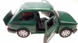 Autíčko pre deti - FIAT 126p Green Metal Model Welly mierka 1:21