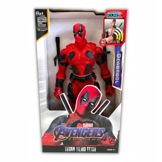 VEĽKÁ DEADPOOL AVENGERS figúrka 30cm MARVEL LED