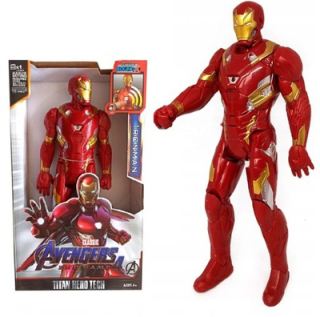 Akčná figúrka, postavička - Figurine Iron Man Avengers Zvukové svetlo 30 cm LED