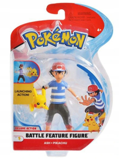 Rozprávková postavička - Figúrka Pokemon Battle Deluxe Ash & Pikachu