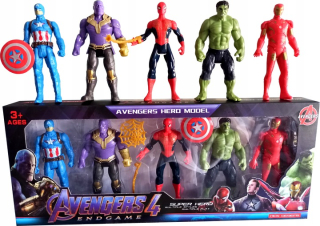 Akčná figúrka, postavička - Figúrka Spider Man Hulk Iron Thanos Captain America