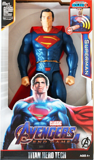 Akčná figúrka, postavička - Figúrka Superman s interaktívnymi zvukmi, 29 cm