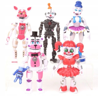 Herná figúrka - Čísla 5ks Fnaf päť nocí v Freddys Foxy 16cm