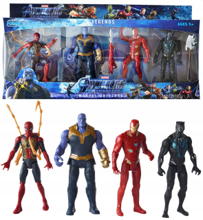 Akčná figúrka, postavička - OBRAZY AVENGERS THANOS IRON MAN SPIDERMAN SVETLÁ