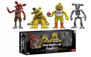 Herná figúrka - FNAF Päť nocí v Freddys box 7cm 4ks