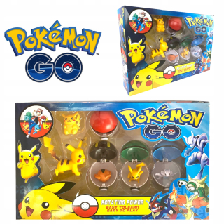 Zberateľská figúrka - Pokemon figúrky 5 kusov x 4 pokebball pikachu