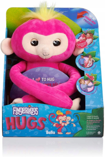 Lariev Hugs Interactive Monkey Bella Pink