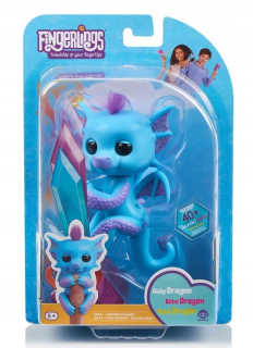 Bábika - FINGERLINGS INTERACTIVE Dragon Tara Blue