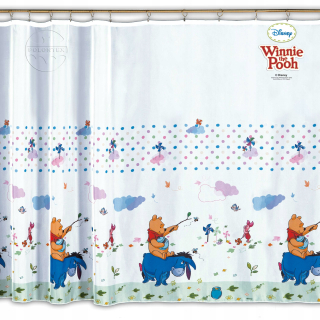 Záclony do detskej izby - Detská záclona Disney Kubuś Pooh 220x150