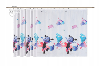 Záclony do detskej izby - Detské kohútik Vampirina 220x150