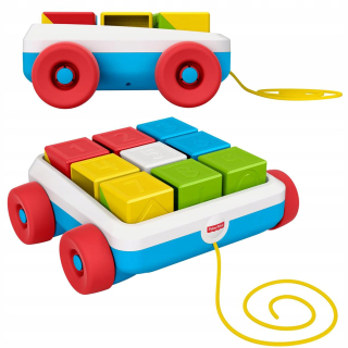 Hračka na ťahanie, tlačenie, lezenie - Fisher Price Aktívne tehly pre ťahanie GJW10