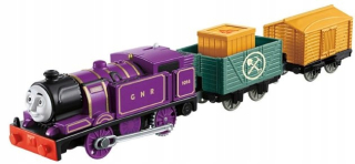 Dráha pre deti, stavebnica - FISHER PRICE BMK93 Movie lokomotíva