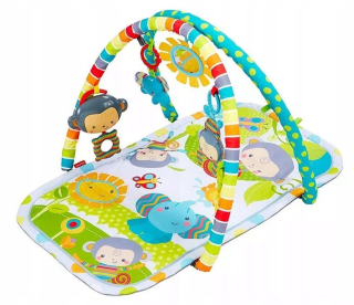 Vzdelávacia podložka pre deti - FISHER PRICE CLJ42 MUSIC MAT s hrkálok